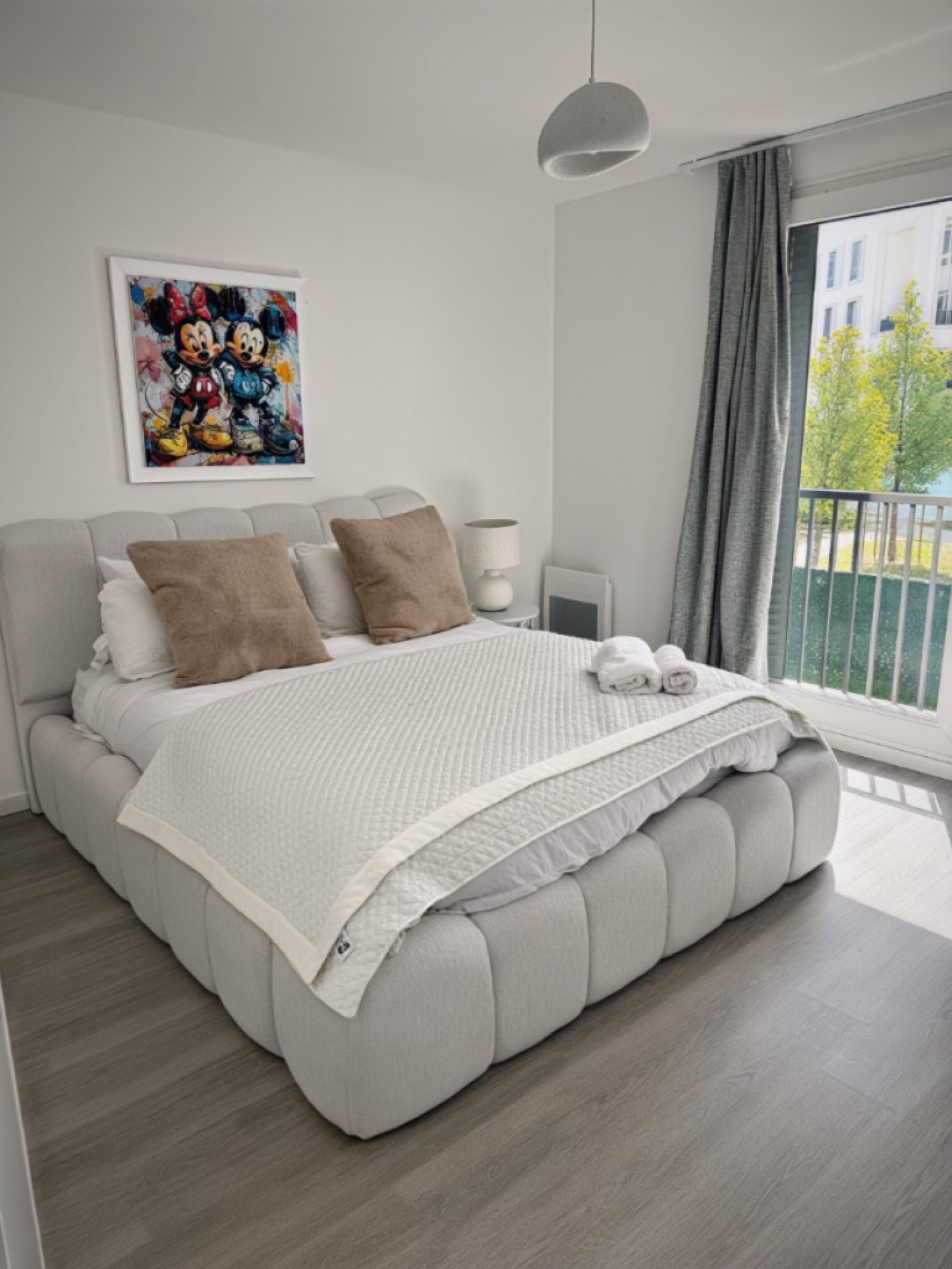 Chambre linge hôtelier, maison 4 chambres près de Disneyland Paris
